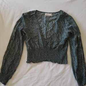 Urban Outfitters floral crop top